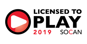 Licensed to Play 2019 SOCAN